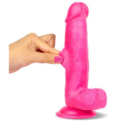 LIKETRUE Gode réaliste Slidy Cock 15 x 4cm Rose